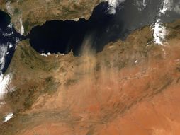 Sahara, satelitski snimak