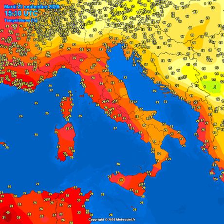 Trenutne temperature vazduha