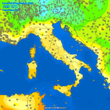 Trenutne temperature vazduha