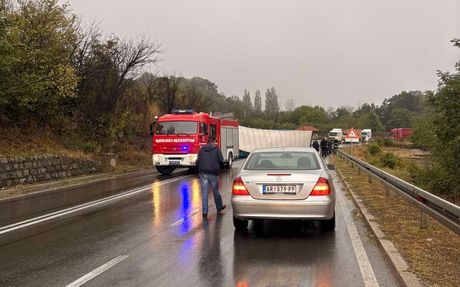 Prevrnuo se šleper, Rudnik