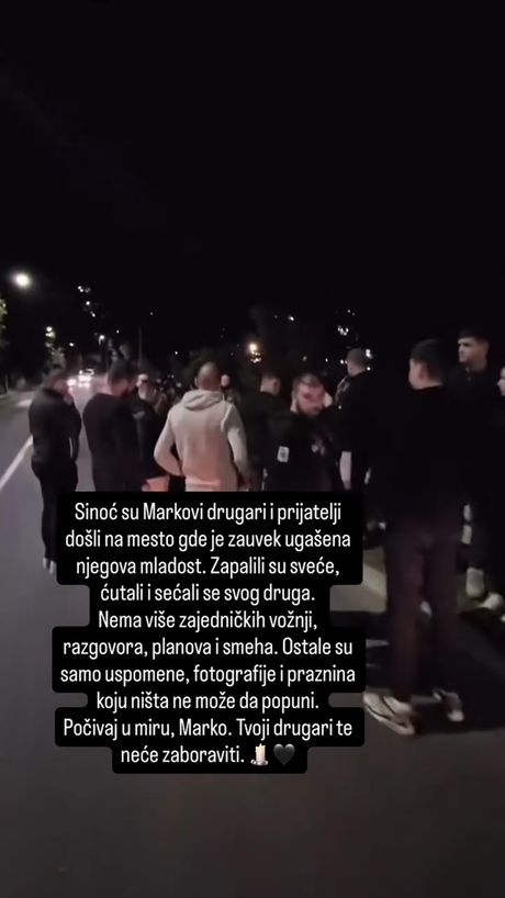 Marko T., Udes, Saobraćajna Nesreća, Motor, Sveća