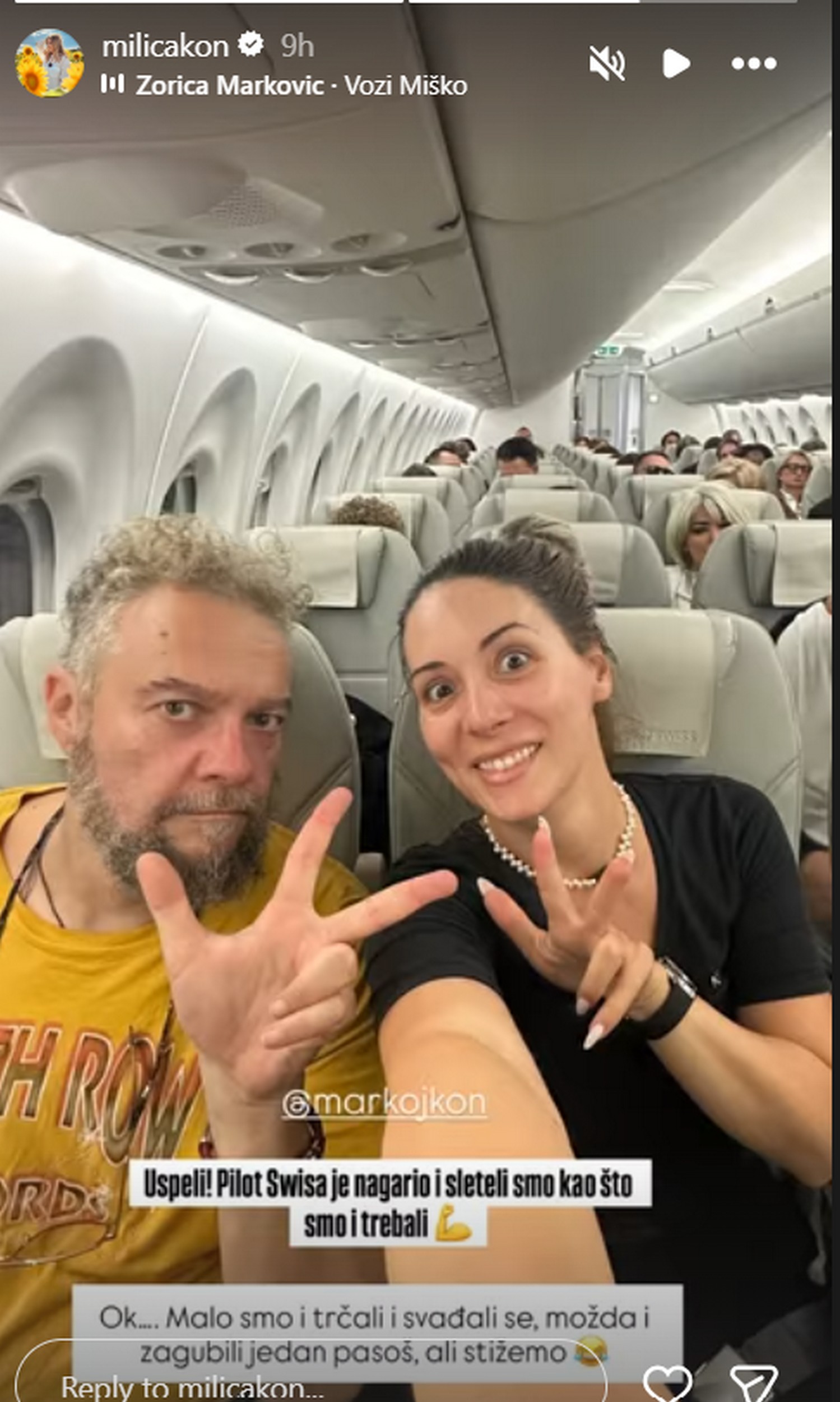 Glumica i njen muž doživeli dramu tokom putovanja: Kasnio im je avion, jedva stigli na let "Svađali smo se..."