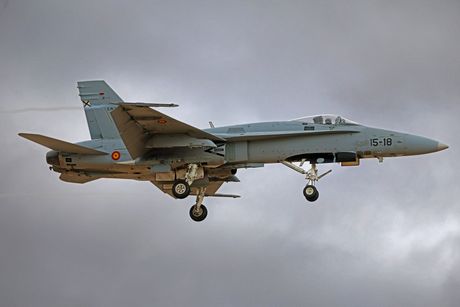 Spanish F-18 fighter jets