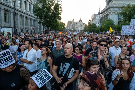 Maricarmen Abascal, protesti Spanija