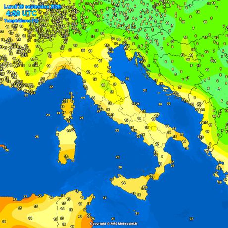 Minimalne temperature vazduha jutros u Srbiji