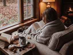 cozy, dnevna soba, jesen
