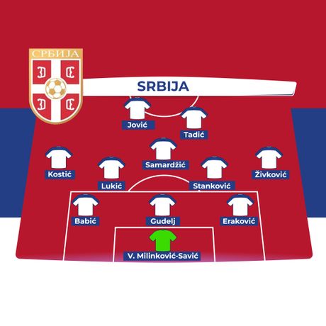 Reprezentacija Srbije, sastav
