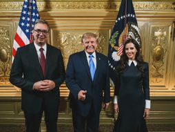 Aleksandar Vučić, Donald Trump, Tamara Vučić