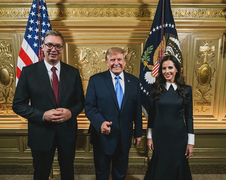 Aleksandar Vučić, Donald Trump, Tamara Vučić