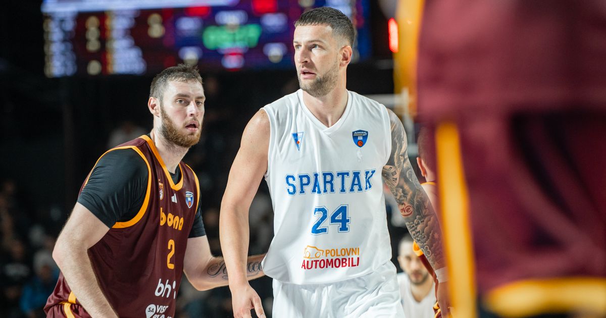 Šampion Srbije u košarci Spartak loše započeo sezonu u ABA ligi, poražen od Bosne 95:79