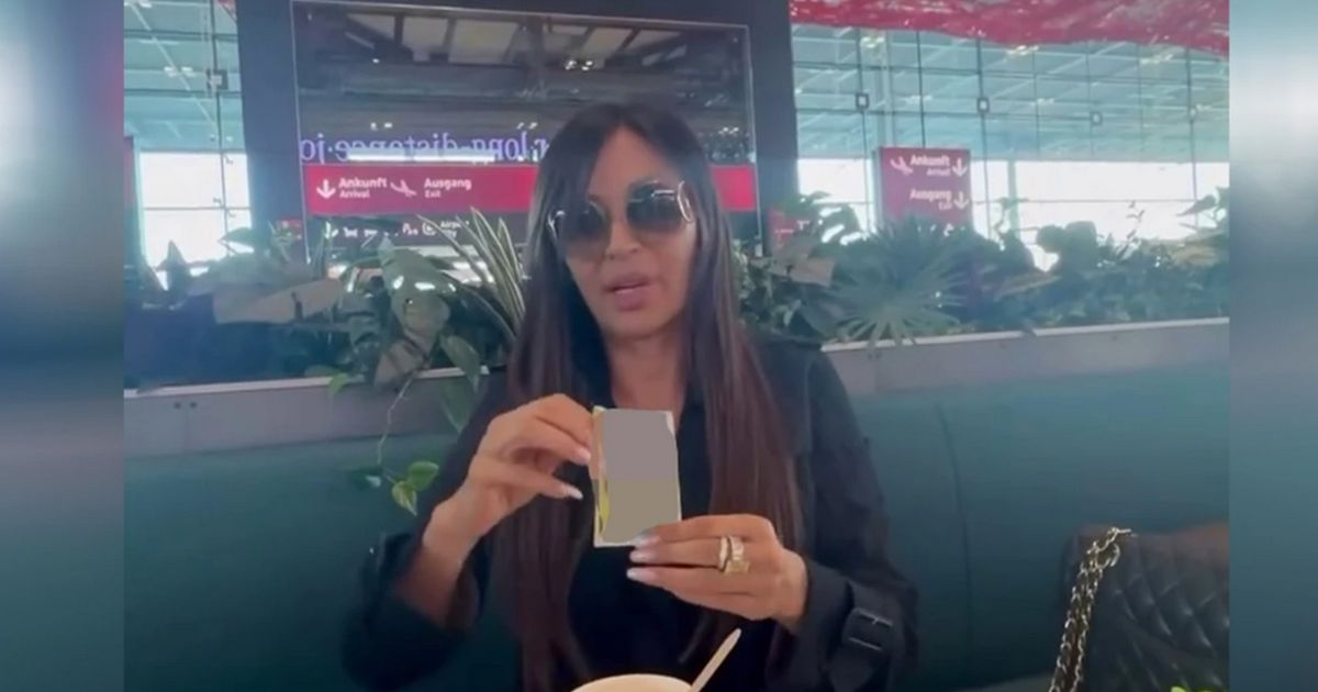 Ceca Ražnatović fights strong temperatures like this: a real remedy at the airport