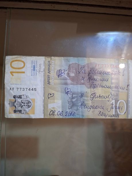 Novčanica potpis