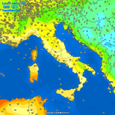 Temperature vazduha jutros u Srbiji
