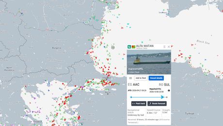 Mapa Bugarska napad dronom