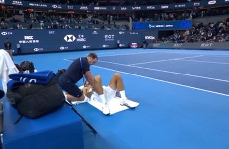 Novak Đoković, medicinski tajm-aut