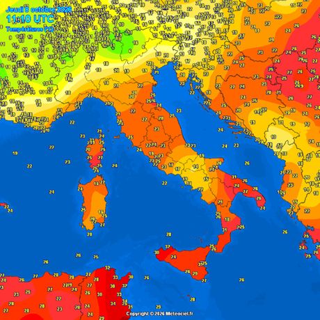 Trenutne temperature vazduha