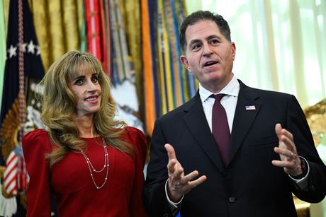 Michael Dell, Susan Dell, Donald Trump