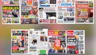 NASLOVNE STRANE SUTRAŠNJIH NOVINA: Prelistavanje štampe za nedelju, 11. oktobar 2026. godine
