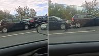 Sudar na auto-putu kod pumpe "Zmaj": Stvorile se kilometarske kolone, gužva sve do aerodroma