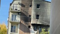 PRVE SLIKE SA LICA MESTA: Požar na Mirijevu, gorela četiri automobila, na zgradi vidljivi tragovi plamena!