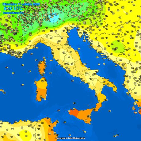 Trenutne temperature vazduha
