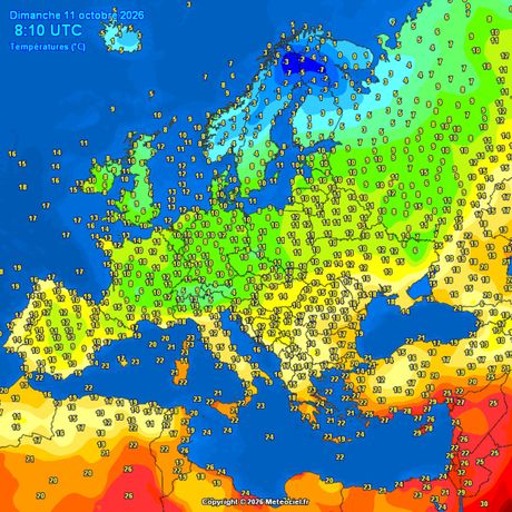 Trenutne temperature vazduha