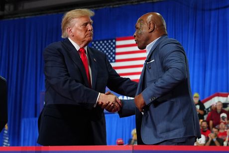 Majk Tajson i Donald Tramp