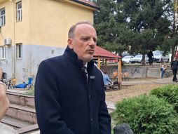 Snimanje TV serije "Grad bola", Slaviša Čurović