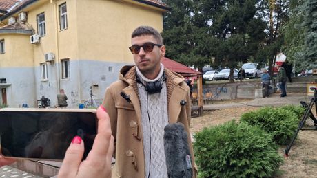Snimanje TV serije "Grad bola", Luka Mihailović