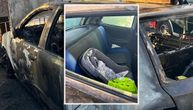 OVO JE NAJTUŽNIJA SLIKA IZ RAKOVICE: Auto spaljen bakljom, a detalj u unutrašnjosti tera SUZE NA OČI! (FOTO)
