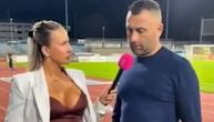 Trener kluba za koji je igrao Džeko postao svetski hit zbog "vrele" voditeljke i njenog bujnog dekoltea!