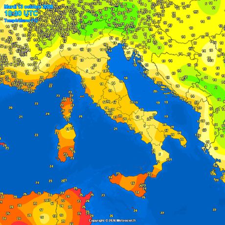 Trenutne temperature vazduha