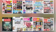 NASLOVNE STRANE SUTRAŠNJIH NOVINA: Prelistavanje štampe za četvrtak, 15. oktobar 2026. godine