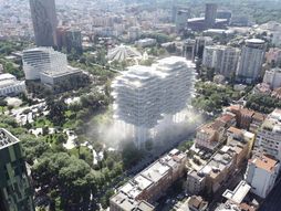 Fountain Plaza Tirana, Albanija, Zgrada