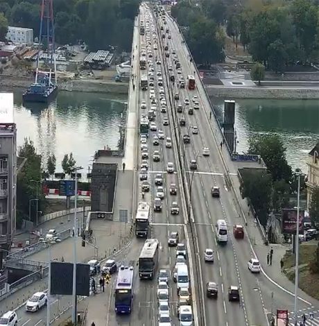 Beograd saobraćaj gužva Brankov most