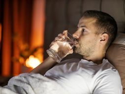 glass of water night