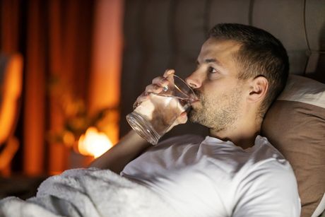 glass of water night