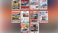 NASLOVNE STRANE SUTRAŠNJIH NOVINA: Prelistavanje štampe za subotu, 17. oktobar 2026. godine