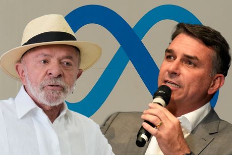 Flavio Bolsonaro i Lula da Silva, kompanija Meta