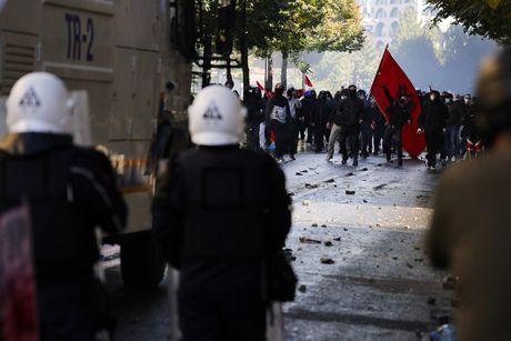 Albanija, Tirana,  protesti