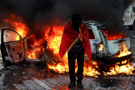 Albanija, Tirana,  protesti