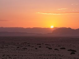 Zalazak sunca, Vadi Rum, Jordan