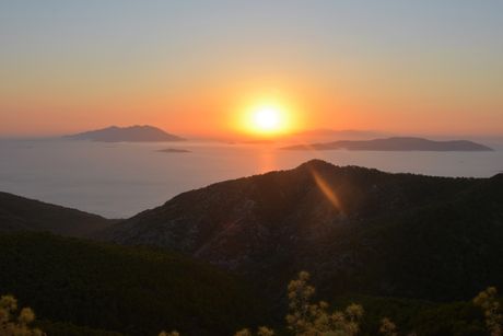 Zalazak sunca, Lindos, Rodos
