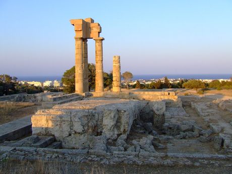 Zalazak sunca, Lindos, Rodos
