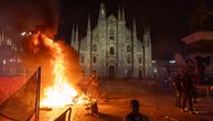 Milano liči na bojno polje: Gori i u Italiji! Žestoki sukobi demonstranata sa policijom kod čuvene katedrale