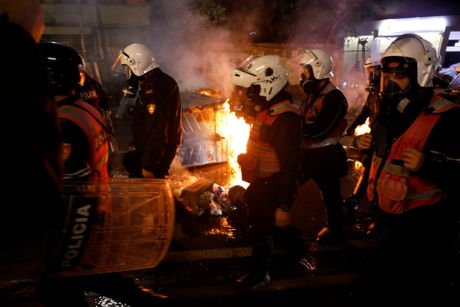Albanija, Tirana , protesti