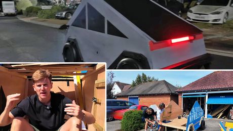 Tesla fejk, Auto