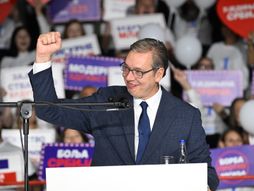 Predizborni skup liste Ujedinjena Srbija u Čačku, Aleksandar Vučić