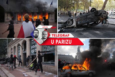 Telegraf u Parizu, Francuska, Protesti