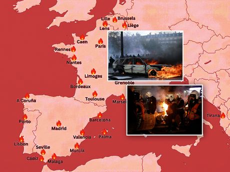 Mapa protesta Mapa protesta